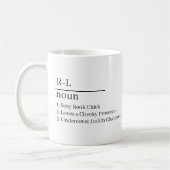 Mug Coupe de café de nom personnalisé : siroter avec s (Gauche)