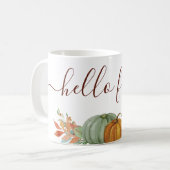 Mug Coupe de café des citrouilles d'automne (Devant gauche)
