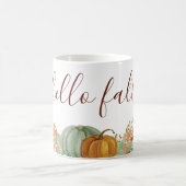 Mug Coupe de café des citrouilles d'automne (Centre)