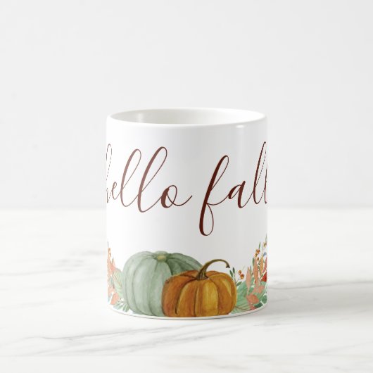 Mug Coupe de café des citrouilles d'automne (Centre)