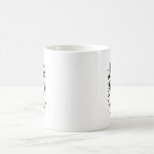 Mug Coupe de café en céramique rustique avec devis pli (Centre)