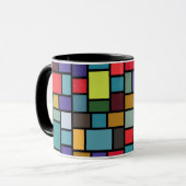Mug Coupe de café en mosaïque (Devant gauche)