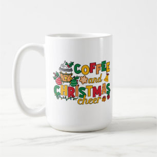 Mug Coupe de café festive avec des paroles de vacances