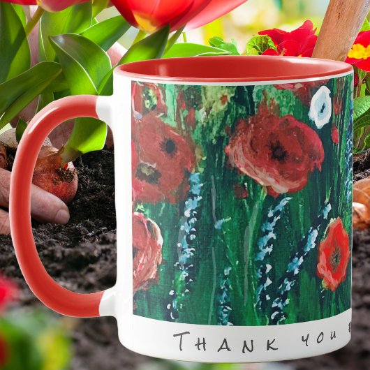 Mug Coupe De Café Fleur Pour Son Cadeau De Peinture Ac