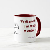 Mug Coupe de café inspirante (Devant droit)