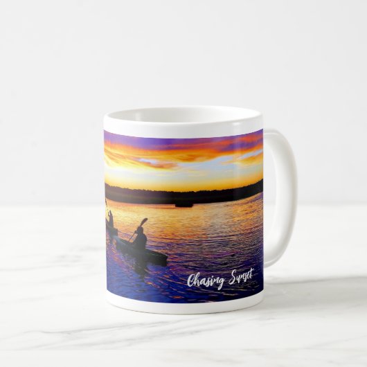 Mug Coupe de café Kayak Sunset (Devant droit)