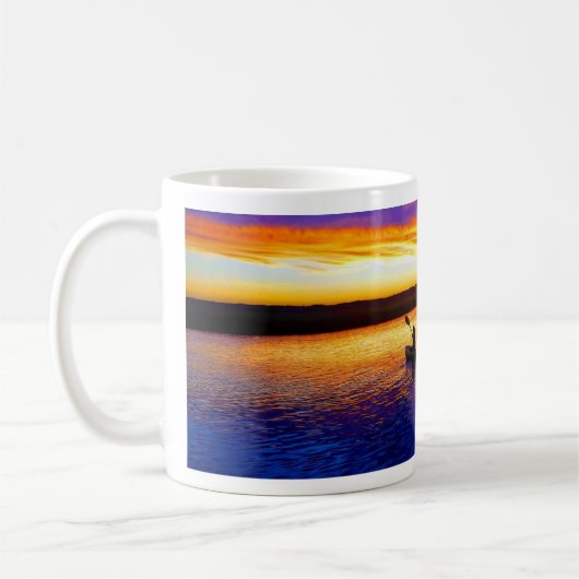 Mug Coupe de café Kayak Sunset (Gauche)
