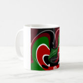 Mug Coupe de café Kenya Drapeau Hakuna Matata (Devant gauche)