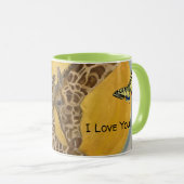 Mug Coupe de café Mère et enfants Giraffes (Devant droit)