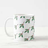 Mug Coupe de café Noël Holly Holiday (Gauche)