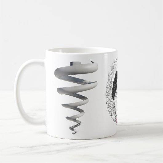 Mug Coupe de café nouveau style (Gauche)