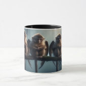 Mug Coupe de café Perché Flying Monkeys (Centre)