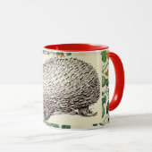 MUG COUPE DE CAFÉ PERSONNALISÉE AVEC HÉDGEHOG (Devant droit)