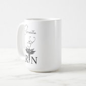 Mug Coupe de café personnalisée, Cadeau pour infirmièr (Devant gauche)
