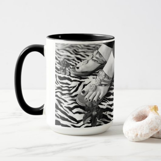 Mug Coupe de café pieds (Avec donut)