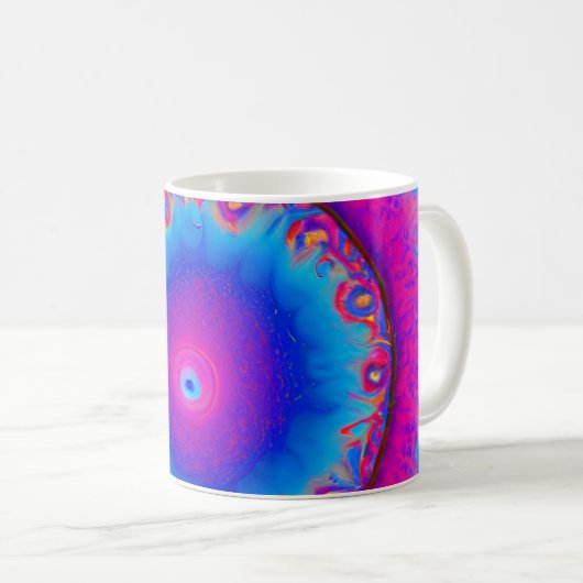 Mug Coupe de café psychédélique (Devant droit)