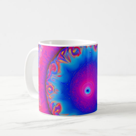 Mug Coupe de café psychédélique (Devant gauche)
