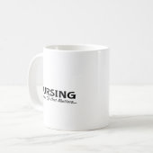Mug Coupe de café : Soins infirmiers (Devant gauche)