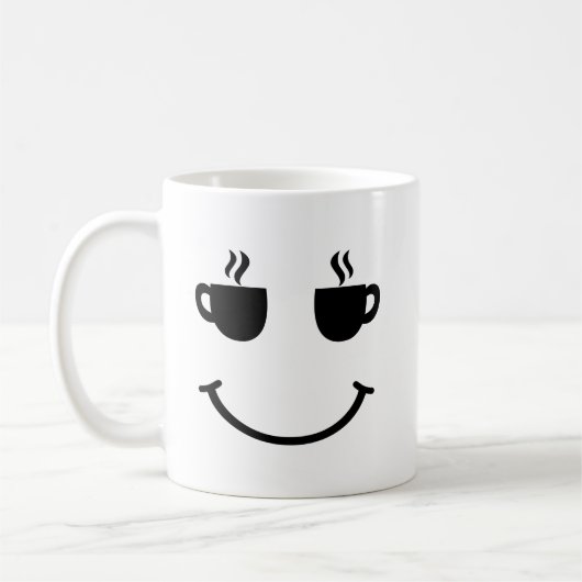 Mug Coupe de café sourire (Gauche)