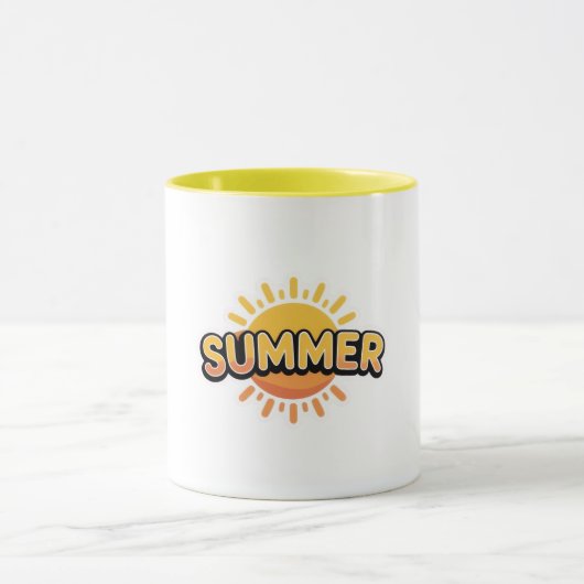 Mug Coupe de café Sunshine Lumineuse et Gaie (Centre)