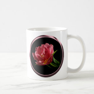 Mug Coupe de café Tulip double fleur printemps