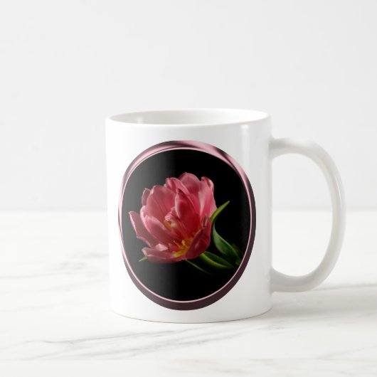 Mug Coupe de café Tulip double fleur printemps (Droite)