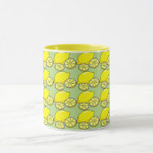 Mug Coupe de café vert citron et citron vert (Centre)