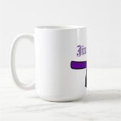 Mug Coupe de ceinture violette Jiu-Jitsu (Gauche)