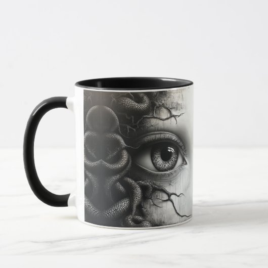 Mug Coupe de céramique "Medusa's Gaze" (Gauche)