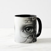 Mug Coupe de céramique "Medusa's Gaze" (Devant droit)