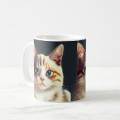 Mug Coupe de chat mignonne (Devant gauche)
