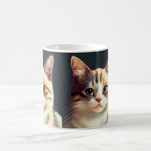 Mug Coupe de chat mignonne (Centre)