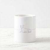 Mug Coupe de chat moche sans peau (Centre)