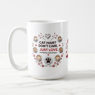 Mug Coupe de citation Amoureux des chats audacieuse
