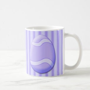 Mug Coupe de coloriage d'oeufs de Pâques violet
