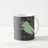 Mug Coupe de conception de bulles (Devant droit)