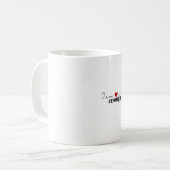 Mug Coupe de confiance "Je suis assez. (Devant gauche)