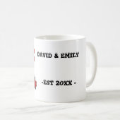 Mug Coupe de couples mariages personnalisés (Devant droit)