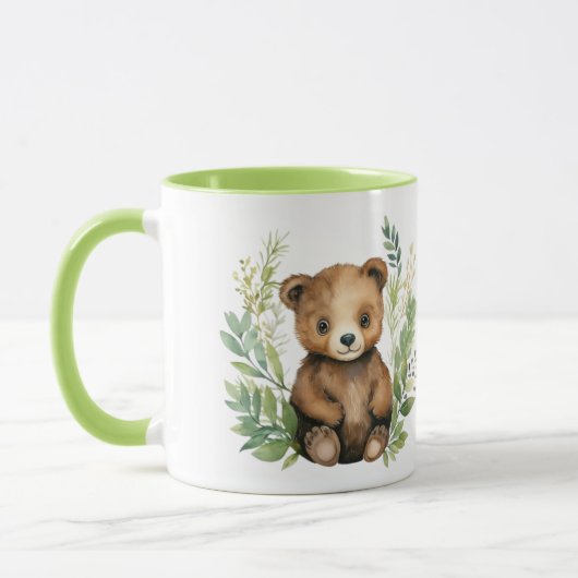 Mug Coupe de design aux ours (Gauche)