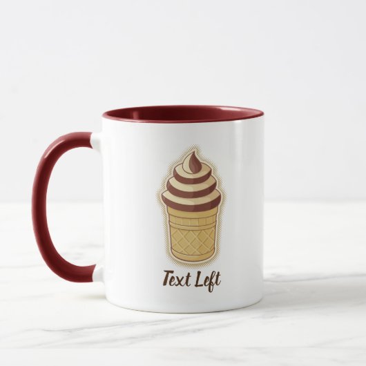 Mug Coupe de glace deux saveurs (Gauche)