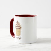Mug Coupe de glace deux saveurs (Devant gauche)