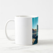 Mug Coupe de la plage océanique de San Francisco (Gauche)