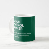 Mug Coupe de l'officier de contrôle des animaux - Défi (Devant gauche)
