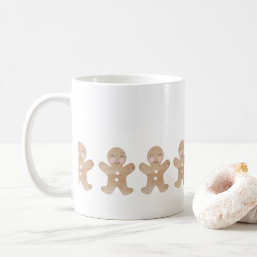 Mug Coupe de pain d'épice de Noël (Avec donut)