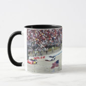 Mug Coupe de peinture à l'huile de course (Gauche)