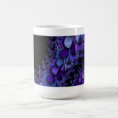 Mug Coupe de pétales violets fractales (Centre)