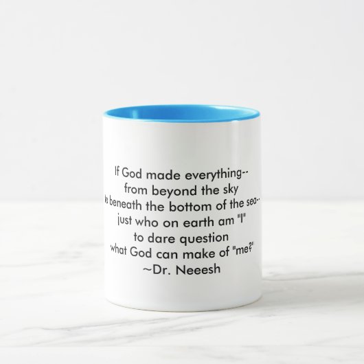 Mug Coupe de sagesse : Je suis humilié - (Centre)