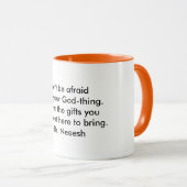 Mug Coupe de sagesse : livrez vos cadeaux - (Devant droit)