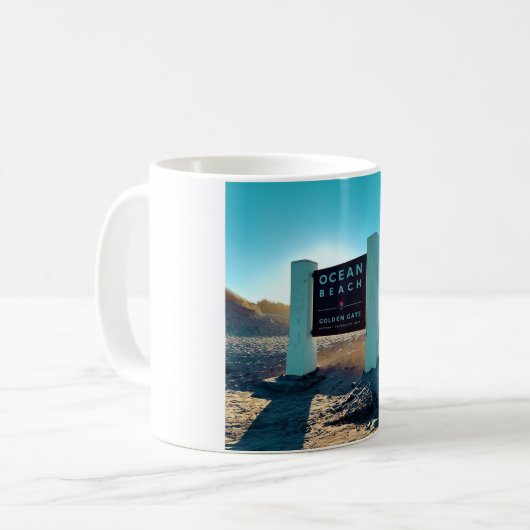 Mug Coupe de San Francisco Ocean Beach (Devant gauche)