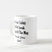 Mug Coupe de sécurité papa (Devant gauche)